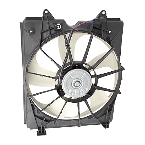 Brock Replacement Drivers Radiator Cooling Fan Motor Assembly Left Compatible with 1117 Odyssey 19020RV0A01 - Image 1