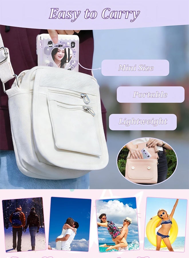 KANGLI 2PCS  Mini Photo Album Kpop with 128 Pockets, Photocard Binder Album Love Heart Hollow Design, Mini Photo Card Book Holder Super Kawaii Photocard Holder Binder for Business Card DIY Collection (Not Include Pendants) - Image 5