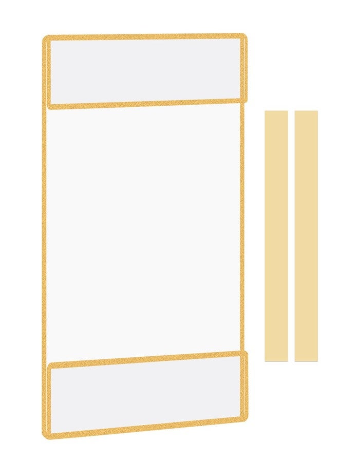 Bolidery Acrylic Picture Frames 8x10 Set of 6,Gold Photo Frames Collage Wall Decor,No Drilling 8x10 Floating Hanging Picture Frames for Home, School, Office - Gold Color - Image 2