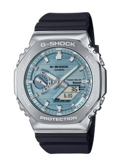 Analog+Digital Blue Dial Rubber Strap Men's Watch GBM-2100A-1A2