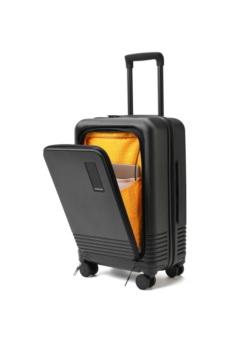 موكوبارا للتجارة ذ.م.م The Cabin Pro Carry-On Luggage - German Makrolon Polycarbonate, Money moves , Black