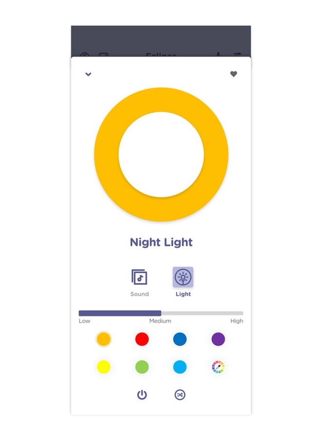hubble connected Eclipse Smart Wi-Fi Audio Baby Monitor and Soother with 7 Colour Night Light, Sleep Trainer, Preloaded Lullabies and Bluetooth Speaker  - Image 3