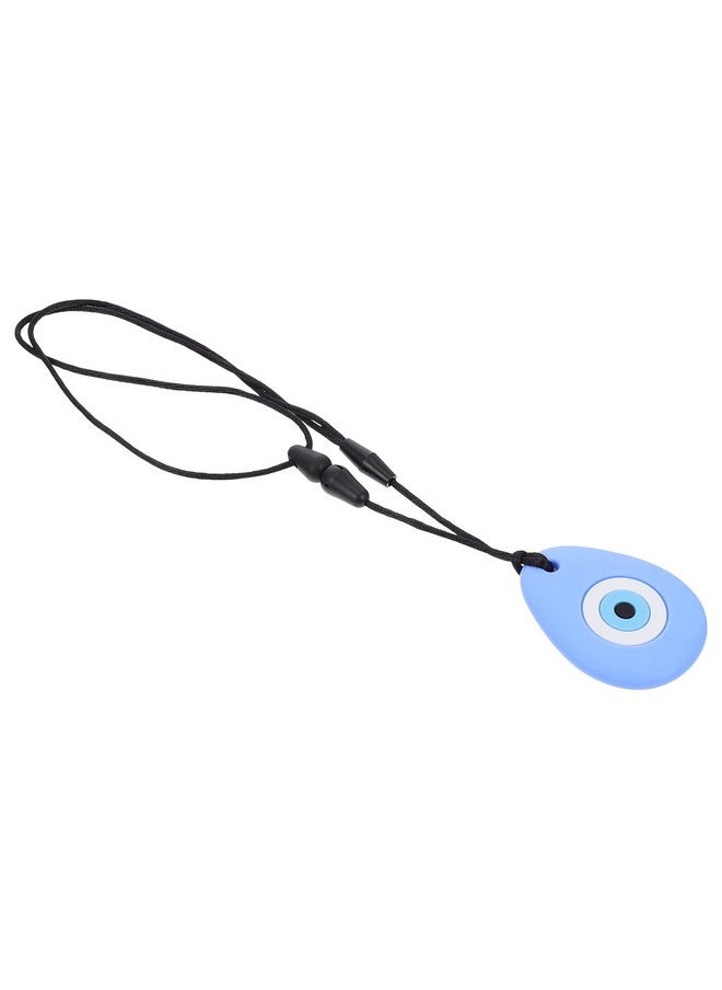 1pc Sky- Grinding Chewy Toys Chewing for Toy Necklace Children Pendants Teething to Pendant Teardrop Baby Infant Blue Chew Teeth Tooth Silicone Molar Rod Mom Tool