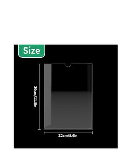 PARTNER Acrylic Sign Holder 210 x 297mm Wall Mount, A4 Display with Adhesive Tape Mount Clear Photo Frames Paper Document for Home, Office, Store, Restaurant  - Image 2