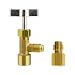 KVAEY 2 PCS R134a Can Tap Adjustable 12 Acme Female to 14 SAE Male R134A Refrigerant Dispenser R134A SelfSealing Can Tap for Refilling Car Air Conditioning Systems - Image 2