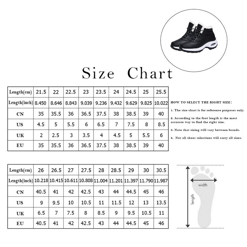 1 Pair Fashion Winter Woman Snow Boots Warm Snow Boots - Image 2