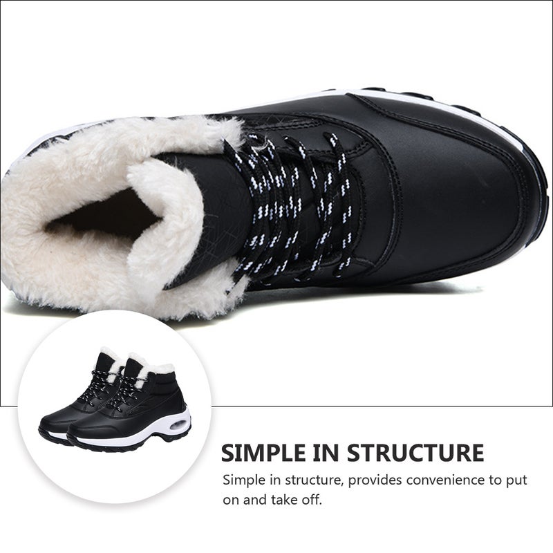 1 Pair Fashion Winter Woman Snow Boots Warm Snow Boots - Image 5