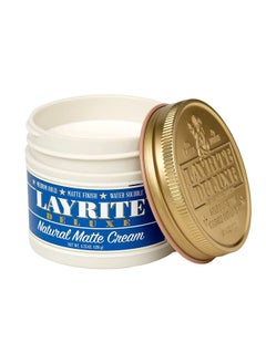 Layrite Layrite Natural Matte Cream, Basic, White, Mild Cream Soda, 4.25 Ounce  - Image 2