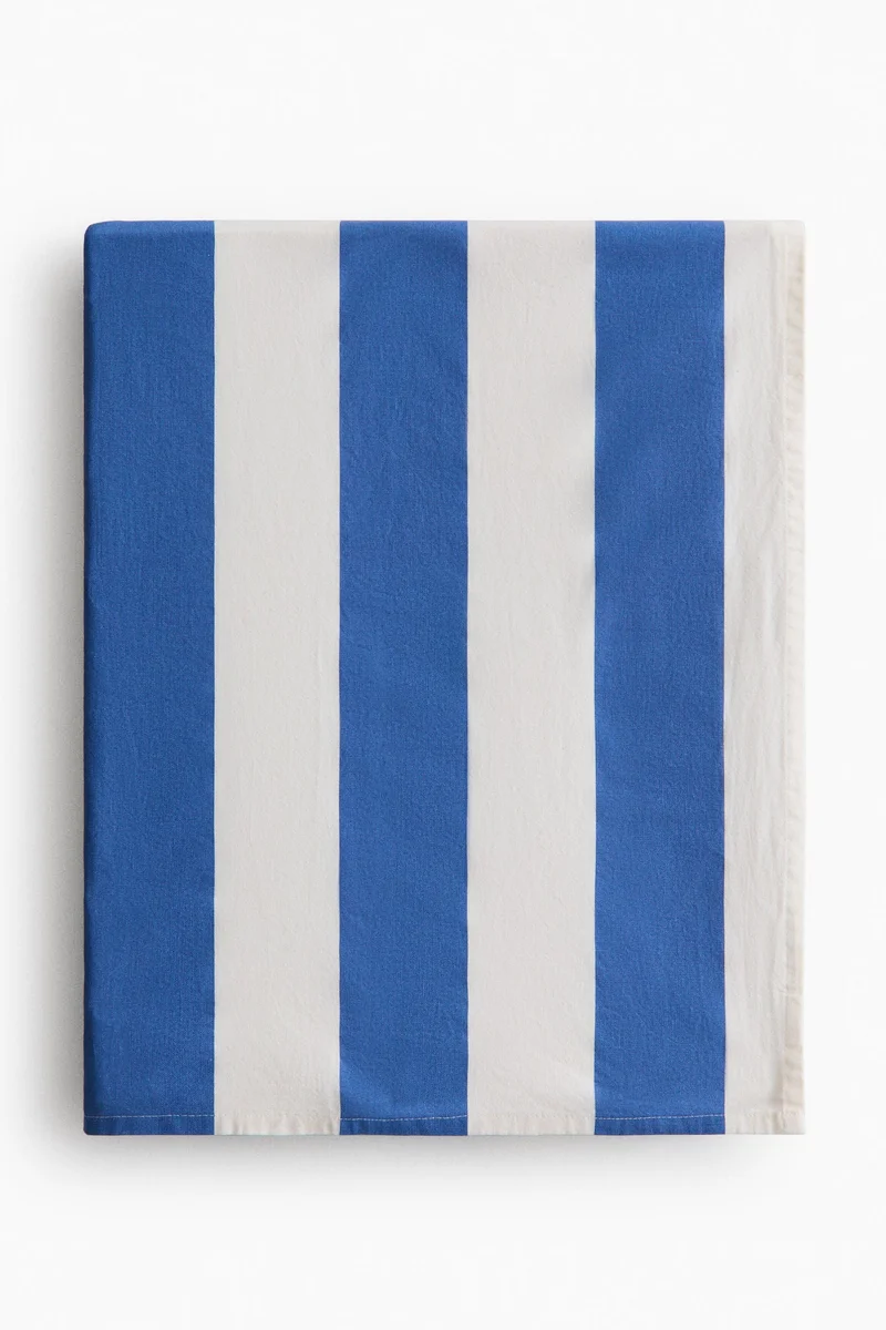 H&M Striped cotton tablecloth