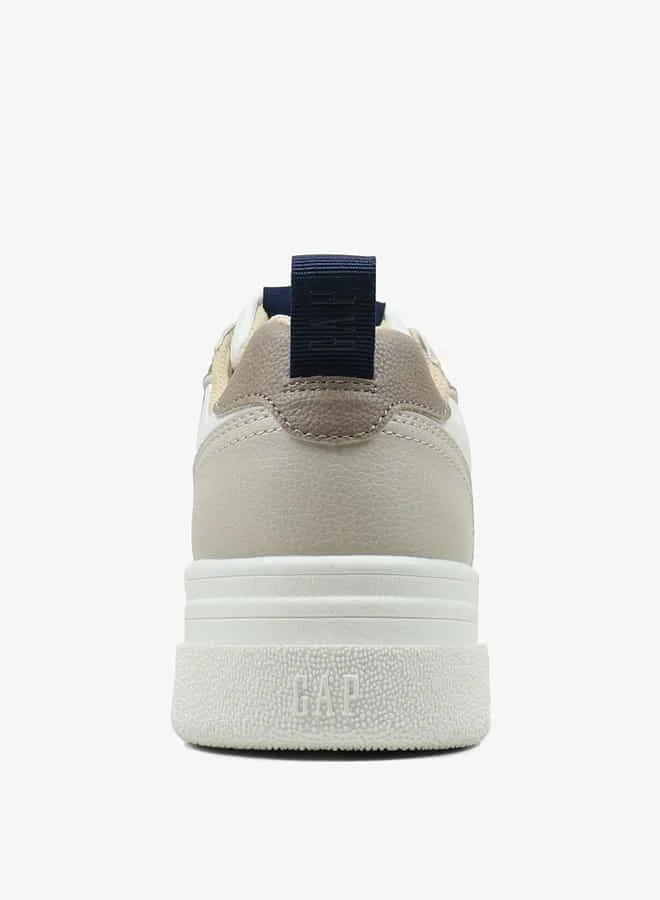 جاب Women's Panelled Sneakers with Lace-Up Closure - Paradise Cup Low W