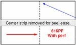 IDEALSEAL Compatible Replacement Tape for PB 612-0, 612-7, 612-9, 620-9 Neopost 7449704, PC2N Hasler 9004080 Personal Post Office e700 100 Total Labels. 50 Sheets/2 Labels per Sheet. - Image 3