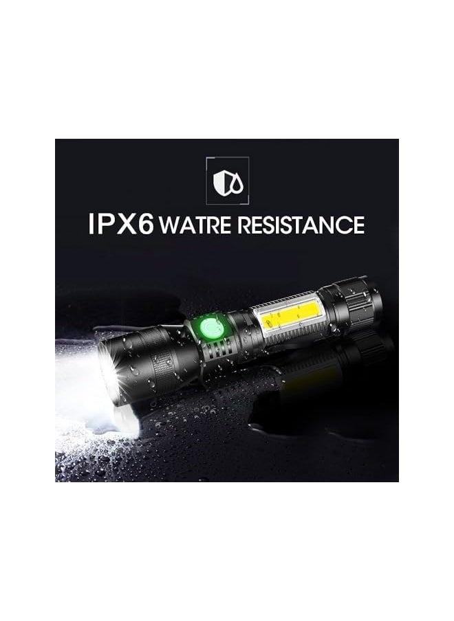 PROMASS promass Scorpion Flashlight with Magnet - 3-in-1 Tactical UV 395nm Blacklight, Redlight, and Side Work Light, 1200 Lumen, Zoomable, 7 Modes, IPX6 Waterproof LED Torch, Ideal for Camping  - Image 4
