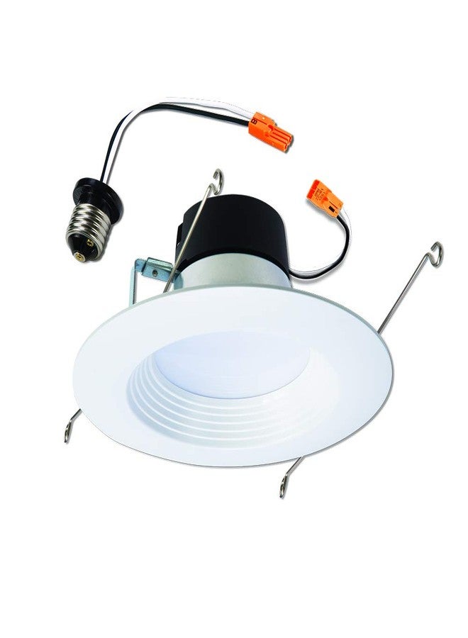 HALO 6 inch Recessed LED Can Light - Retrofit Ceiling & Shower Downlight - 3000K - Baffle White Trim (6 Pack) - Image 2