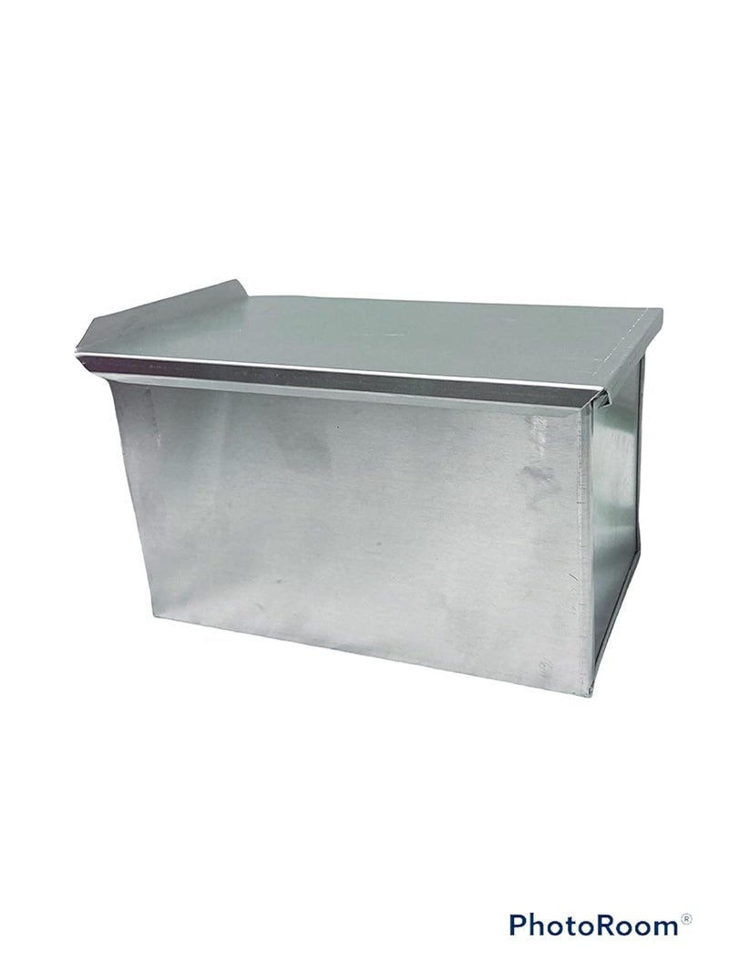 The bakers hub Bread Mould with Lid Rectangle Plum Cake Loaf Baking Tray Stainless Steel Small Size for 200 Grams Microwave Oven Safe - Image 3