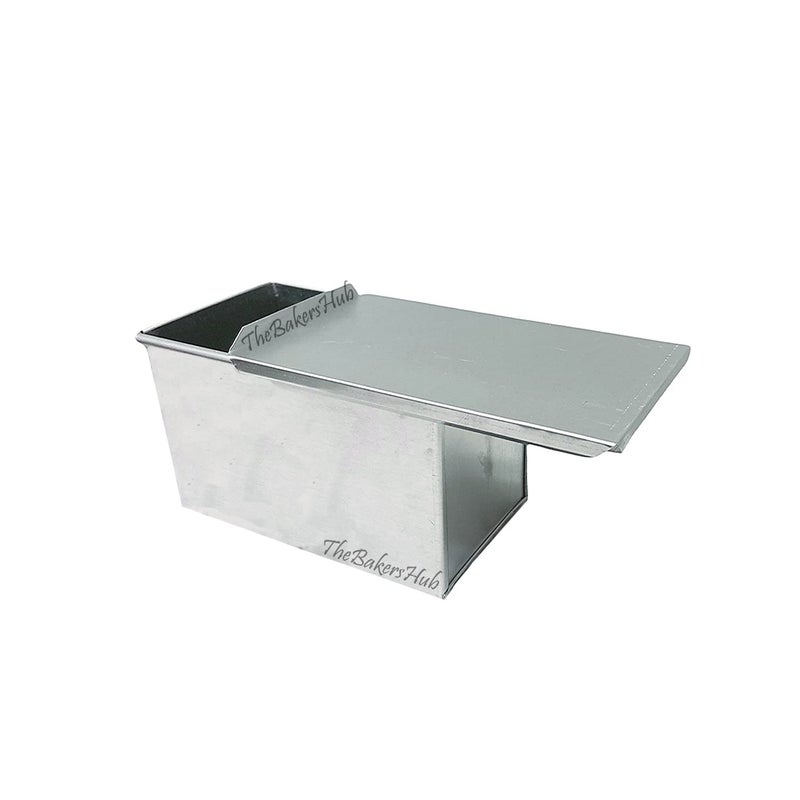 The bakers hub Bread Mould with Lid Rectangle Plum Cake Loaf Baking Tray Stainless Steel Small Size for 200 Grams Microwave Oven Safe - Image 4