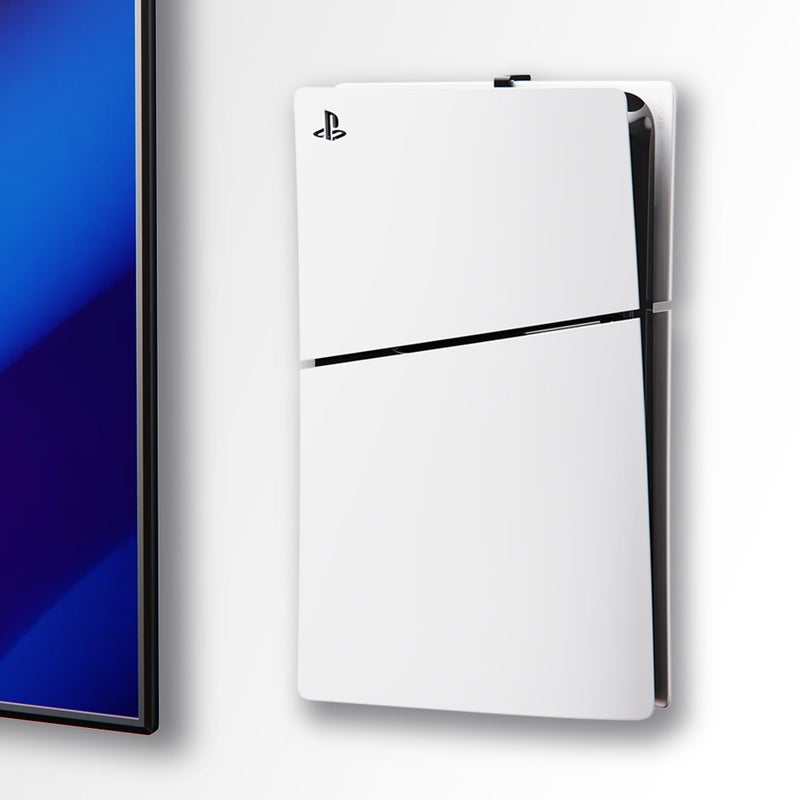ALIENERGY PS5 Wall Mount for PlayStation 5 Console Sleek Hidden Design for Mounting Near or Behind TV 2 Controller Headset Holders Included PS5 Slim - Image 2