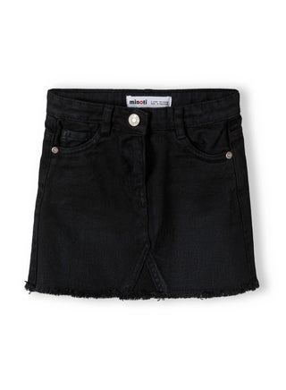 Kids Girls Raw Hem And Buttton Fastening Skirt with Front Pockets - pzsku/ZF710776E2B88AC8328BCZ/45/1746900836/38901df1-87a6-4015-b8c7-fd96ca79e84c