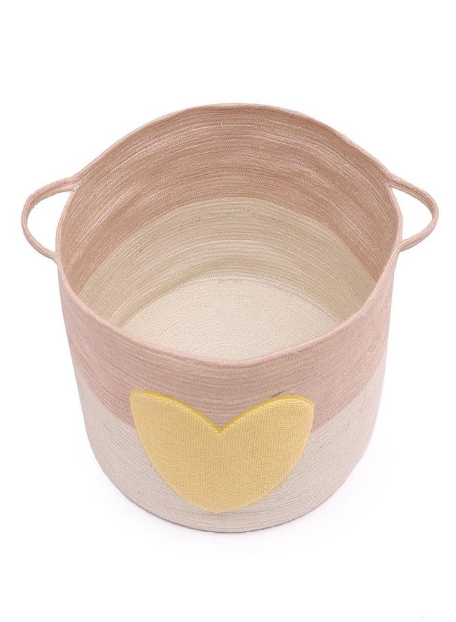 Mi Arcus Storage Basket for Kids Toys I Clothes I Books I Fruit Basket I Multipurpose Home Storage Basket for Modern Home (37 * 30cm) - Showering Love Collection - Image 4