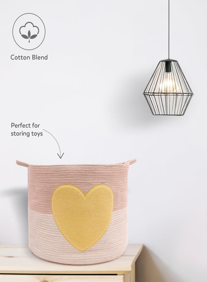 Mi Arcus Storage Basket for Kids Toys I Clothes I Books I Fruit Basket I Multipurpose Home Storage Basket for Modern Home (37 * 30cm) - Showering Love Collection - Image 2