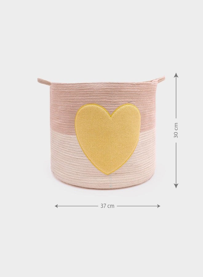 Mi Arcus Storage Basket for Kids Toys I Clothes I Books I Fruit Basket I Multipurpose Home Storage Basket for Modern Home (37 * 30cm) - Showering Love Collection - Image 3