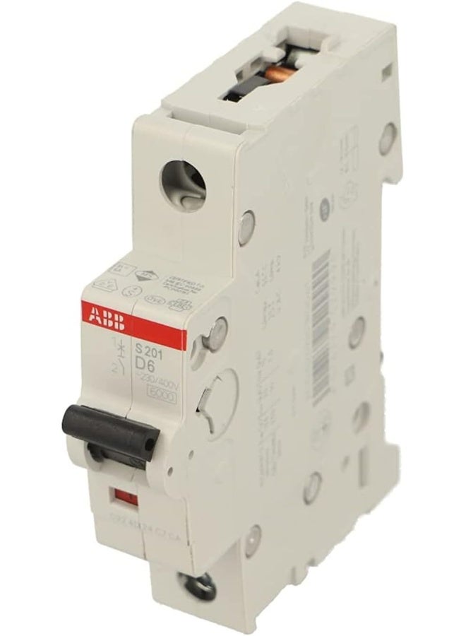 ABB Abb Miniature Circuit Breakers Mcb Sh201 Series 6Ka Single Pole Breaker Made In Germany 6A Mcb 