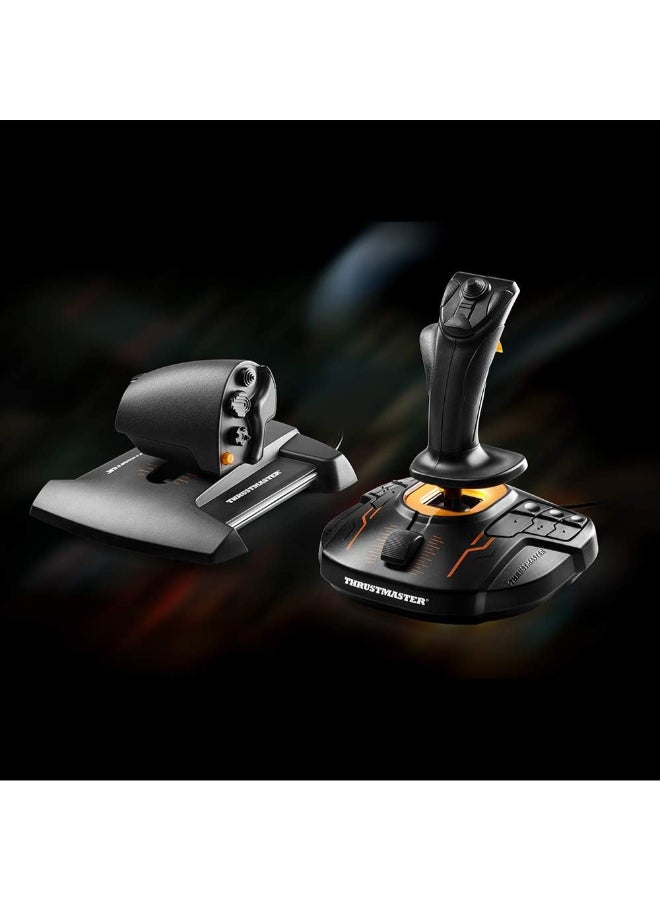Thrustmaster T16000M FCS Hotas - Flight Control System with Joystick and Throttle, Featuring H.E.A.R.T HallEffect AccuRate Technology for PC- Black - Image 5