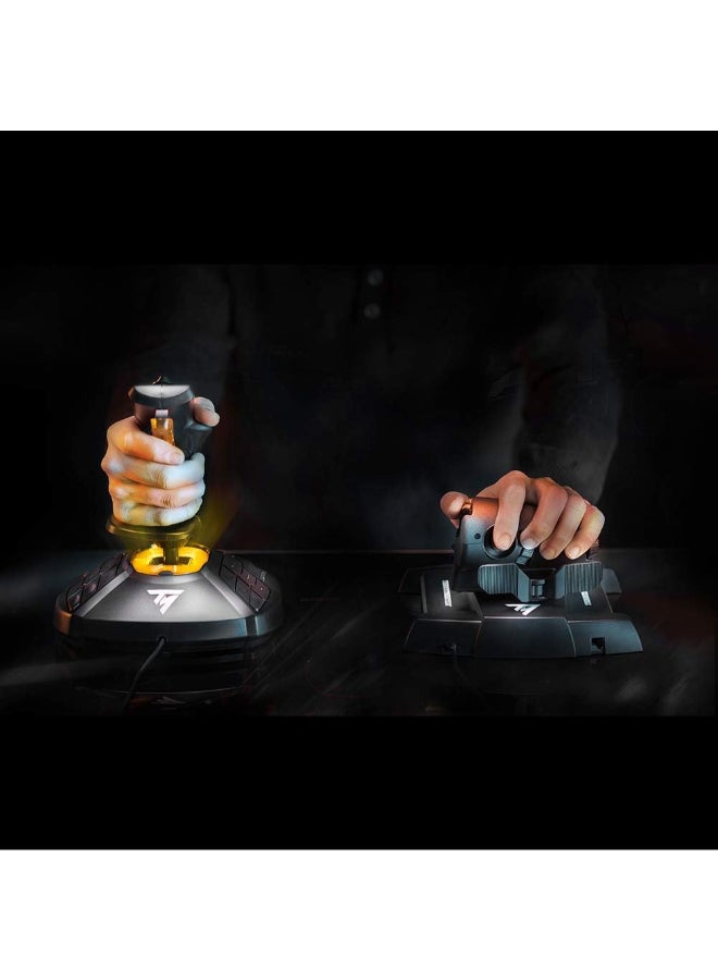 Thrustmaster T16000M FCS Hotas - Flight Control System with Joystick and Throttle, Featuring H.E.A.R.T HallEffect AccuRate Technology for PC- Black - Image 4