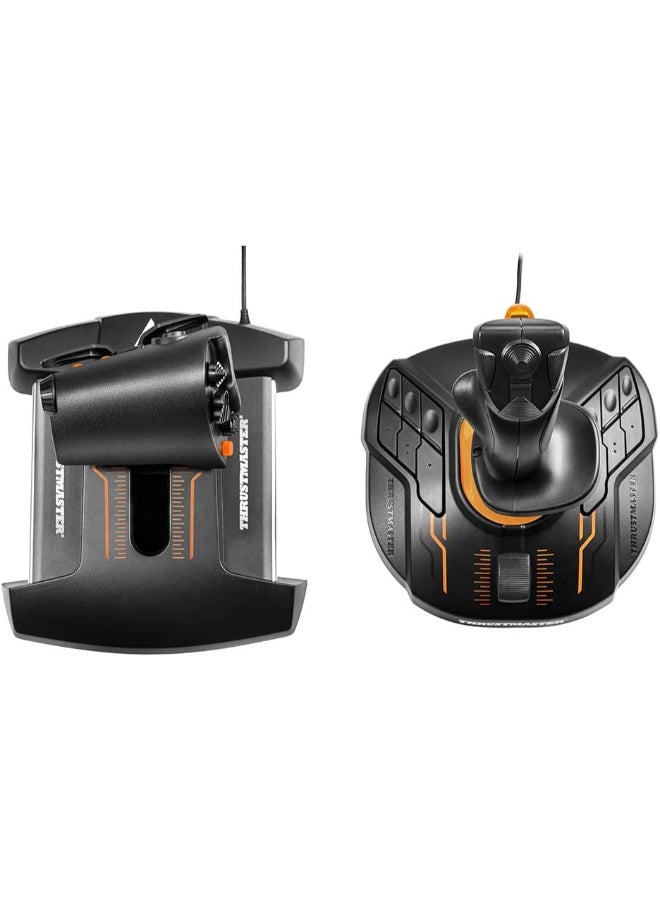 Thrustmaster T16000M FCS Hotas - Flight Control System with Joystick and Throttle, Featuring H.E.A.R.T HallEffect AccuRate Technology for PC- Black - Image 2