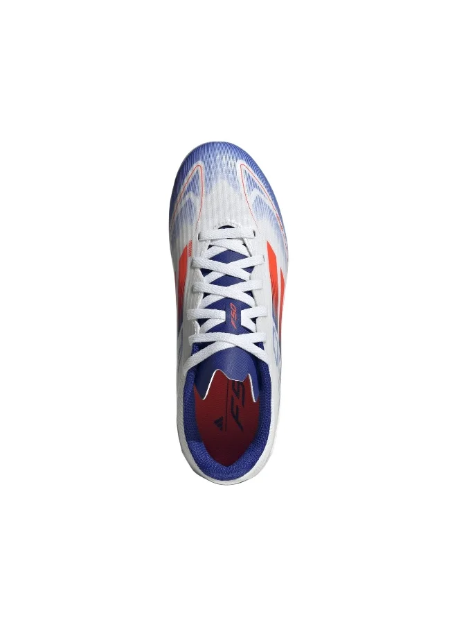 اديداس adidas F50 League Fg/Mg J White Football Shoes 10K