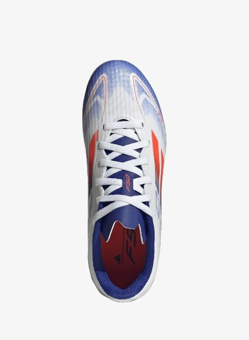 adidas Originals F50 League Fg/Mg J White Football Shoes 10K