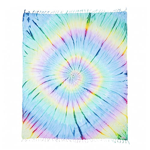 Sand Cloud Extra Large Turkish Beach Towel - Sand Free - 100% Organic Turkish Cotton Yarn - Quick Dry Towel for Beach, Picnic Blanket or Throw - As Seen on Shark Tank - Tie Dye (Wanderlust) - Image 1
