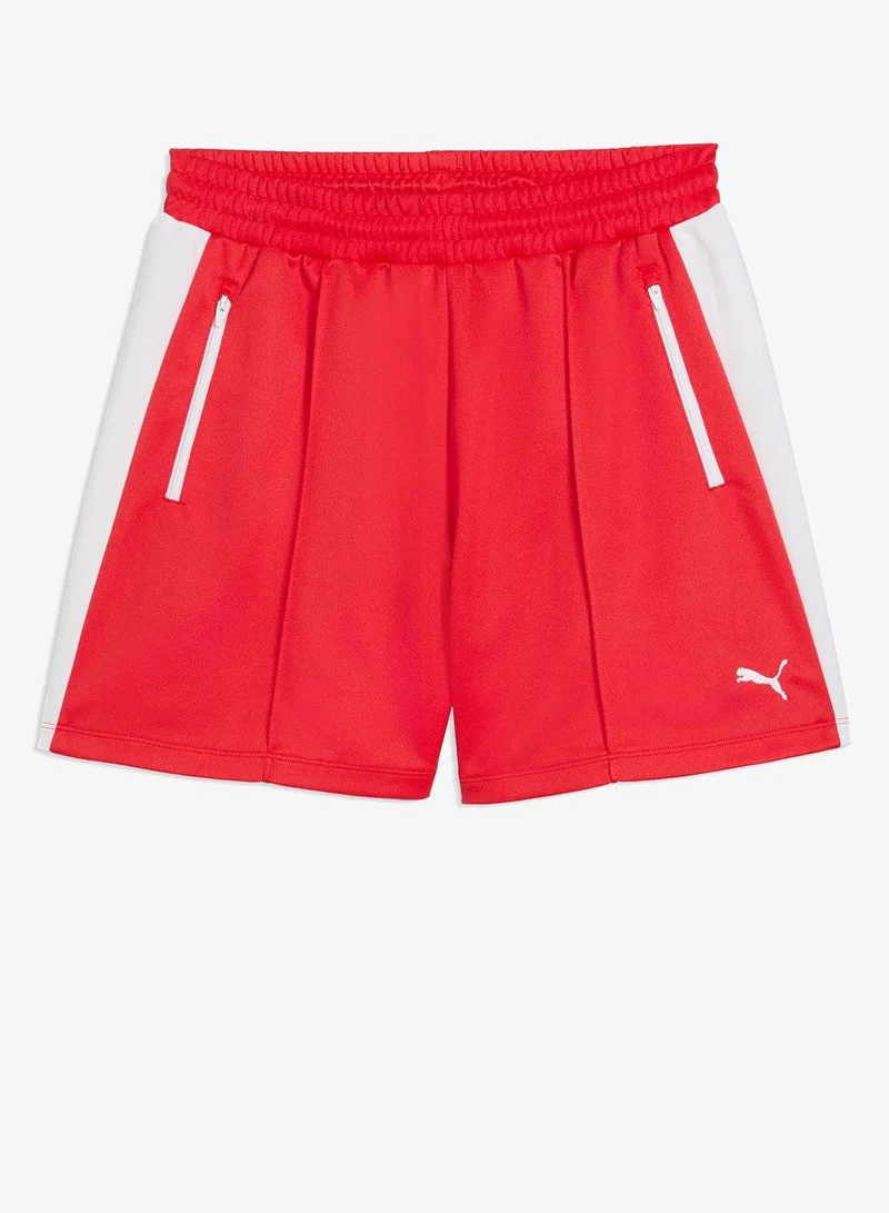 PUMA  4" T7 Relaxed Pintuck Shorts for Women | Best Price UAE