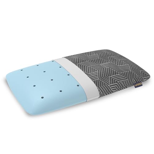 Orista™ Advance Gel Blended Memory Foam Sleep Enhancer Pillow | 2 Year Warranty | Cushions Neck & Shoulder Pain Relief | Orthopedic Pillow Back Side & Stomach Sleepers | 24 x 16 x 2 Inch | Set of 1 - Image 1