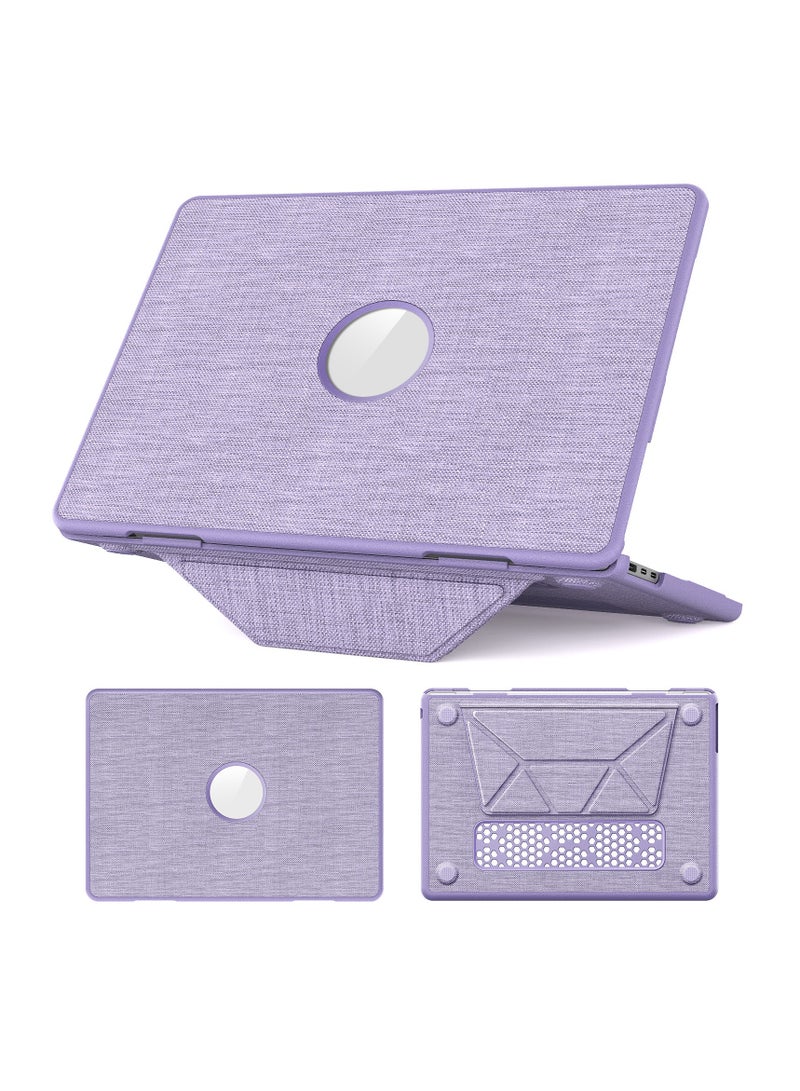 Compatible with MacBook Air 13-inch cases for M4, M3, M2 models (2025, 2024, 2022), A3240, A2681, A3113. Includes foldable stand, mouse pad, and keyboard cover. MacBook Air 13.6-inch hard-shell fabric case.