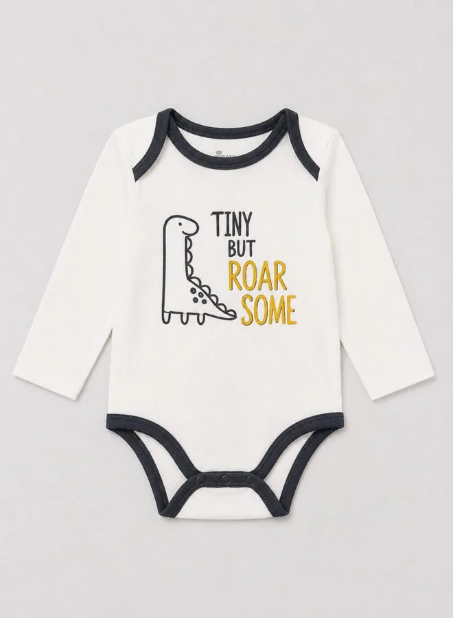 Mothers Choice Baby Dinosaur Bodysuit and Leggings Set with Hat and Socks - 4 Pieces