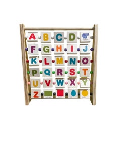 Kinder Creative Kinder Creative 3D Fruits Stacking Puzzle,Peg Number Ring Counting Set,Alphabet Abacus Learning Toy, Educational Puzzle and Toys for Kids Pack of 3  - Image 4