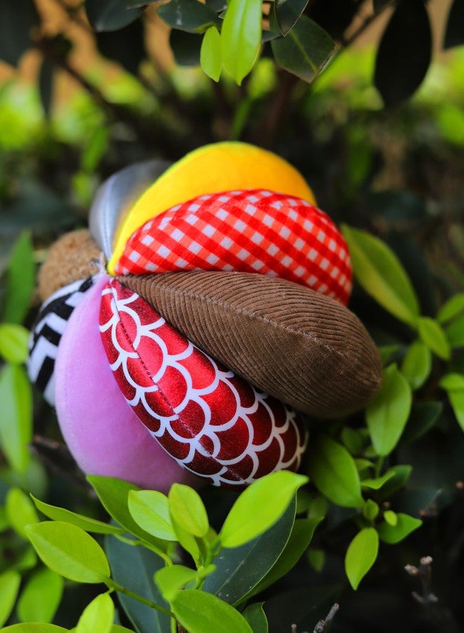 JoyCrate Gripee Textured Sensory Ball | Soft Balls for Baby | Multicolour Plush Ball for Babies 6-12 Months | Balls for Babies & Toddlers | Safe Soft Toy for Newborn Baby - Image 5