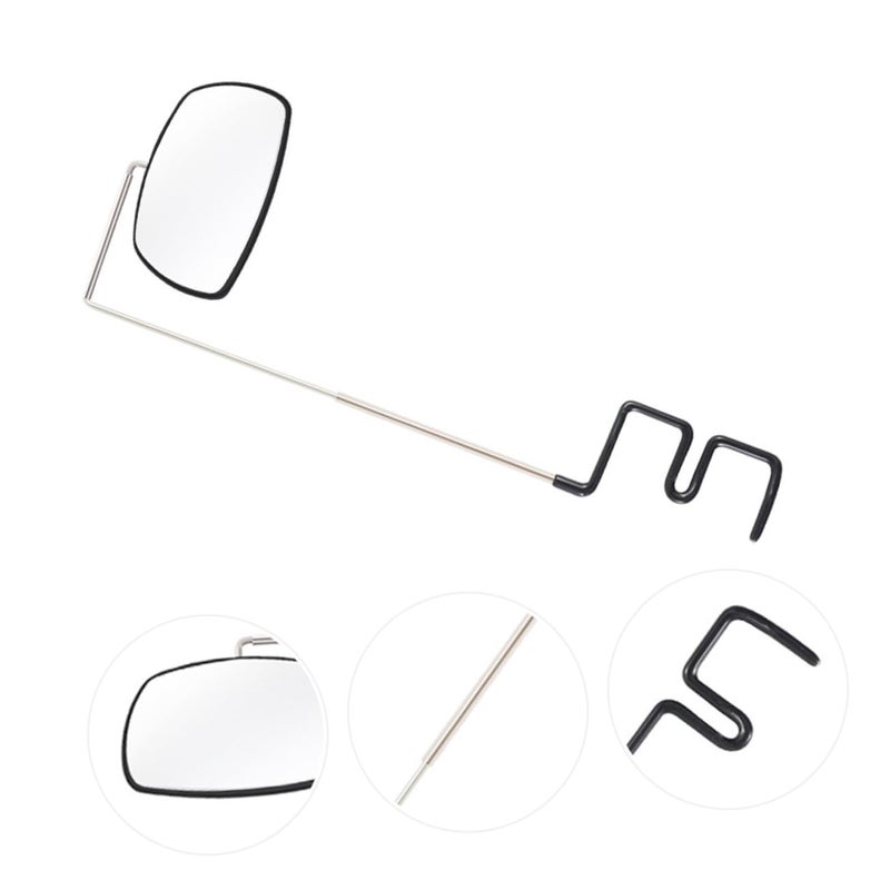 Cycling Helmet Rear View Mirror Lightweight Wide Angle Adjustable Lens - Image 4