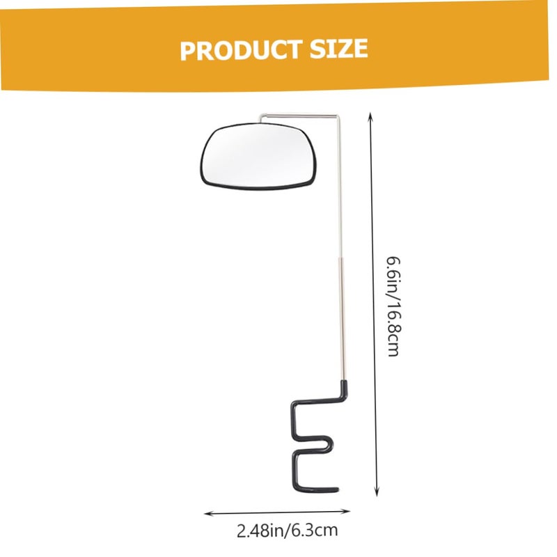 Cycling Helmet Rear View Mirror Lightweight Wide Angle Adjustable Lens - Image 3