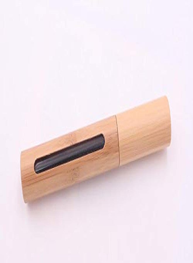 Elandy 2PCS 6ML Empty Bamboo Appearance Eyelashes Tubes Mascara Tube Eyelash Wand Holder Container Cosmetic Makeup Sample Packing Vial Storage Jars for Mascara Eyelash Growth Oil - Image 5