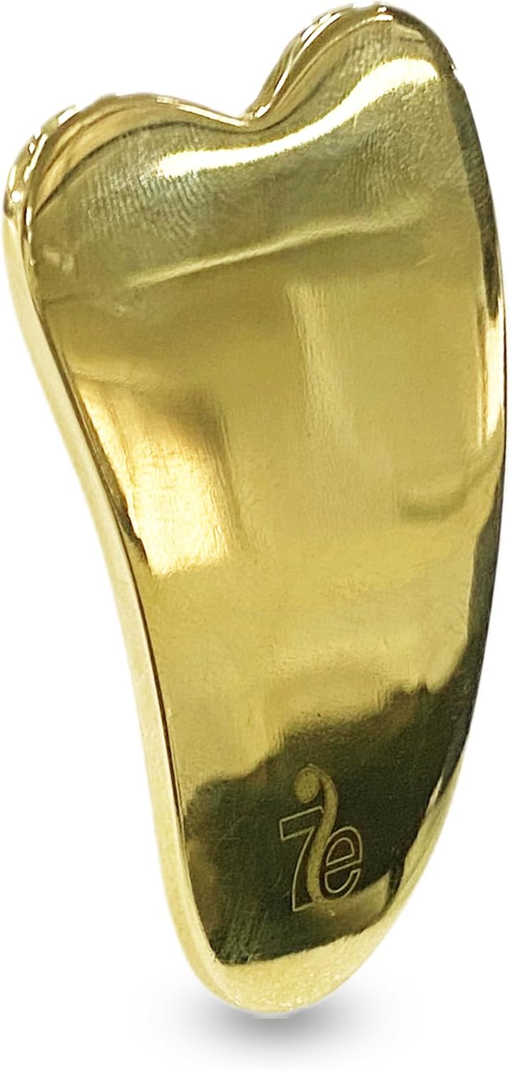 myolift Gua Sha Facial Tools Ayurvedic Bronze Kansa Guasha Tool for Face, Skin Care Tools for Anti-Aging Facial Massage, Lymphatic Drainage, Toning, and Firming The Skin