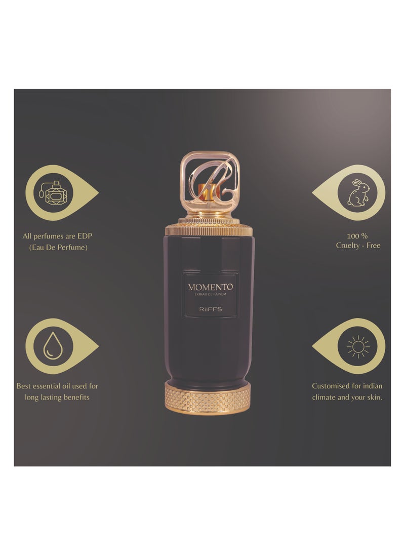 RIIFFS PERFUMES RiiFFs Parfums Momento Extrait De Parfum For Men 100ML  - Image 4
