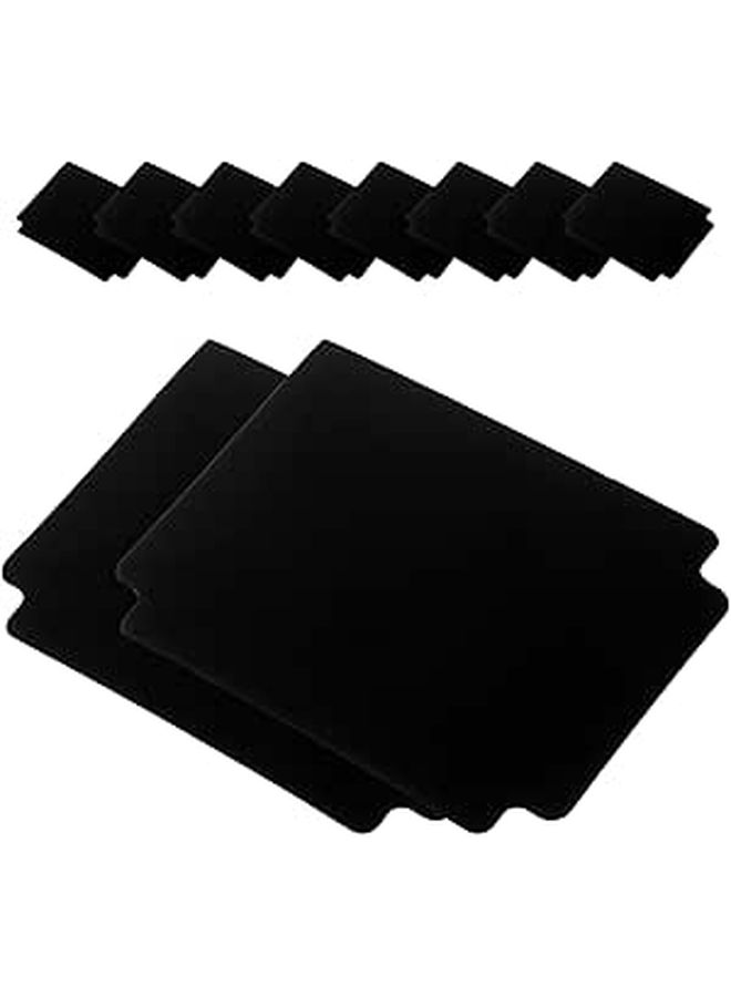 فواصل بطاقات تجارية مقاومة للماء من الـ PVC مع ألسنة، مقاس 5 × 3 بوصة (12.7 × 7.6 سم)، 10 قطع، فواصل بلاستيكية فهرسة لتنظيم ألبوم تخزين البطاقات. - Image 1