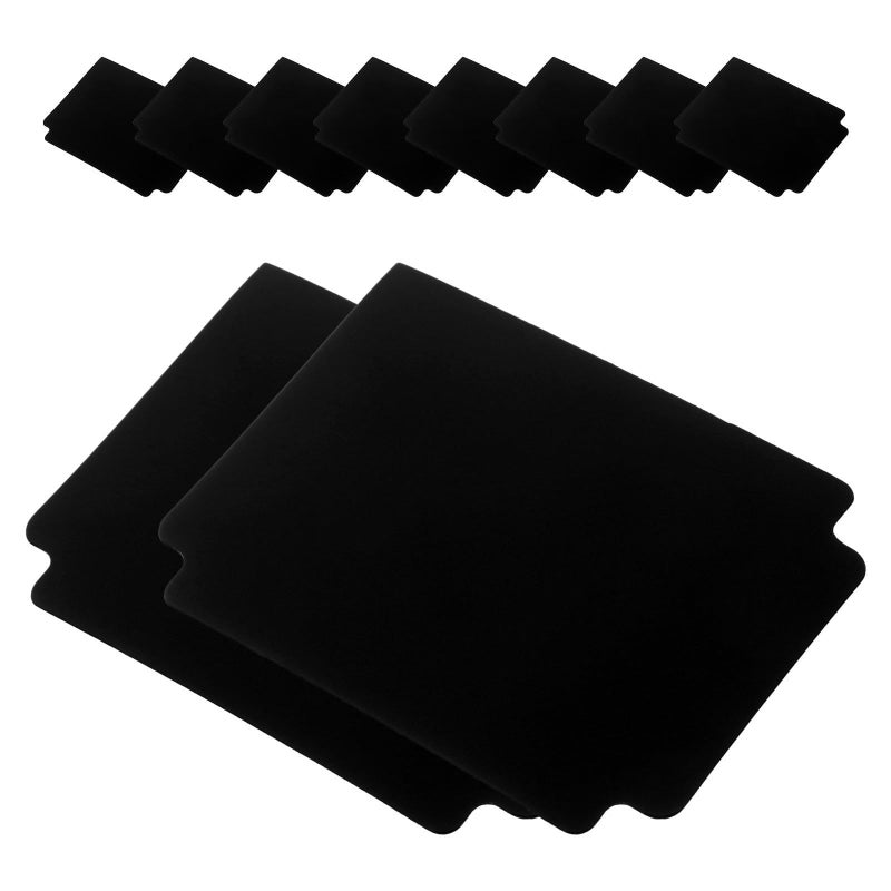 فواصل بطاقات تجارية مقاومة للماء من الـ PVC مع ألسنة، مقاس 5 × 3 بوصة (12.7 × 7.6 سم)، 10 قطع، فواصل بلاستيكية فهرسة لتنظيم ألبوم تخزين البطاقات. - Image 2