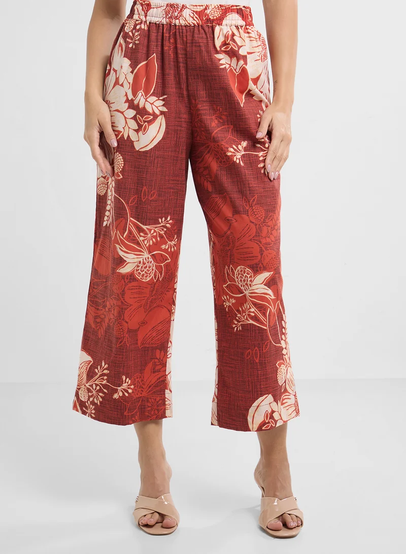 Biba Printed Kurta & Palazzo Set