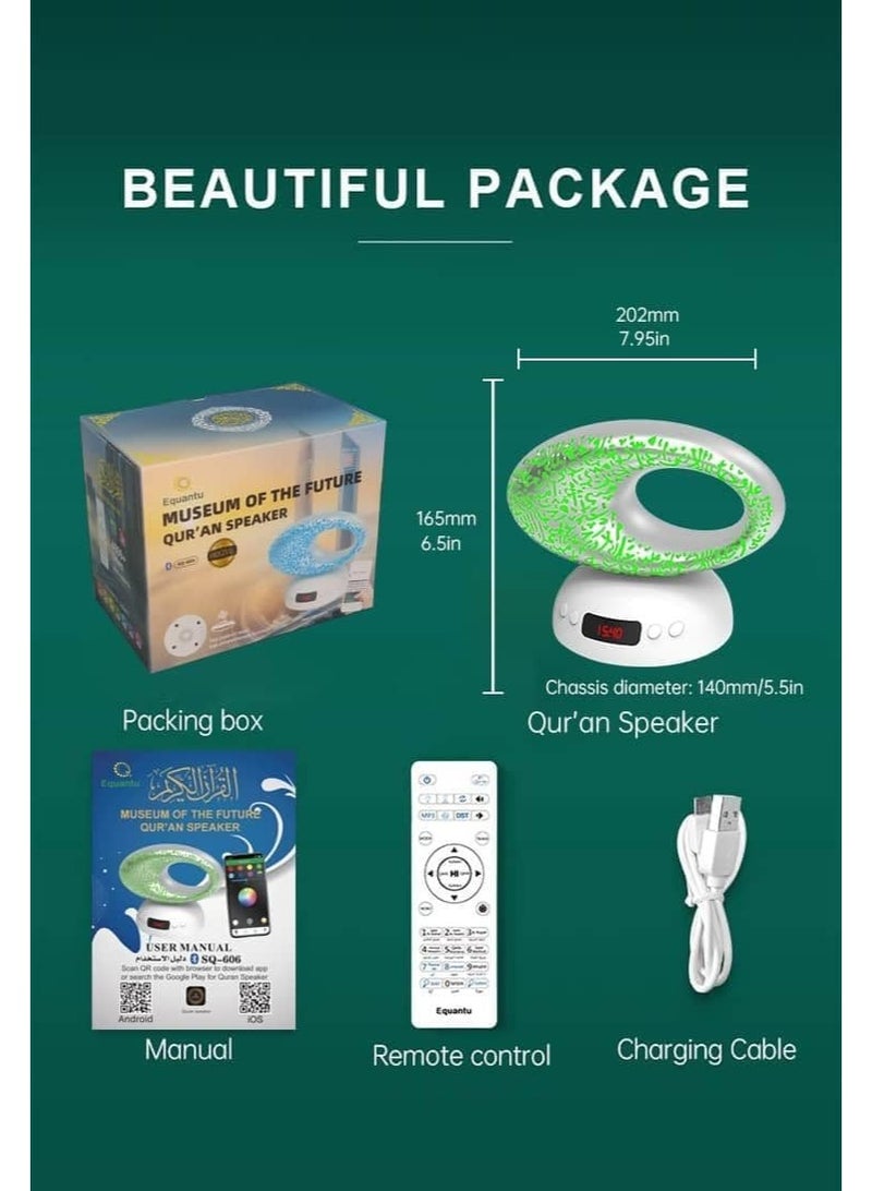 Digital Quran Speaker Wireless LED with Azan Clock and App control – SQ-606 - Image 2