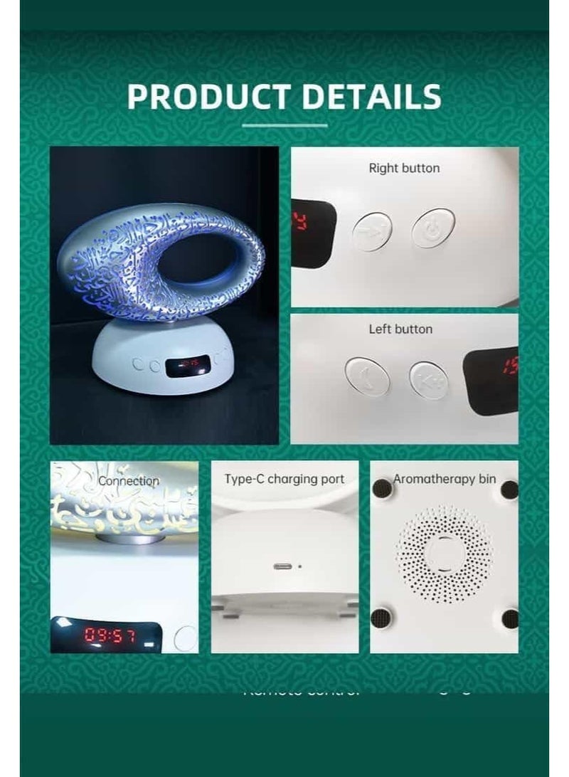 Digital Quran Speaker Wireless LED with Azan Clock and App control – SQ-606 - Image 4