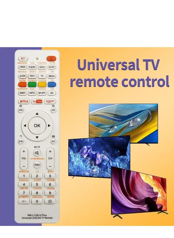 زبون يعمل جهاز التحكم عن بعد العالمي هذا على أجهزة التلفاز القديمة وشاشات إل سي دي وشاشات إل إي دي والبلازما. طريقة برمجة الريموت سهلة جدا ويوجد شرح على اليوتيوب. - Image 1