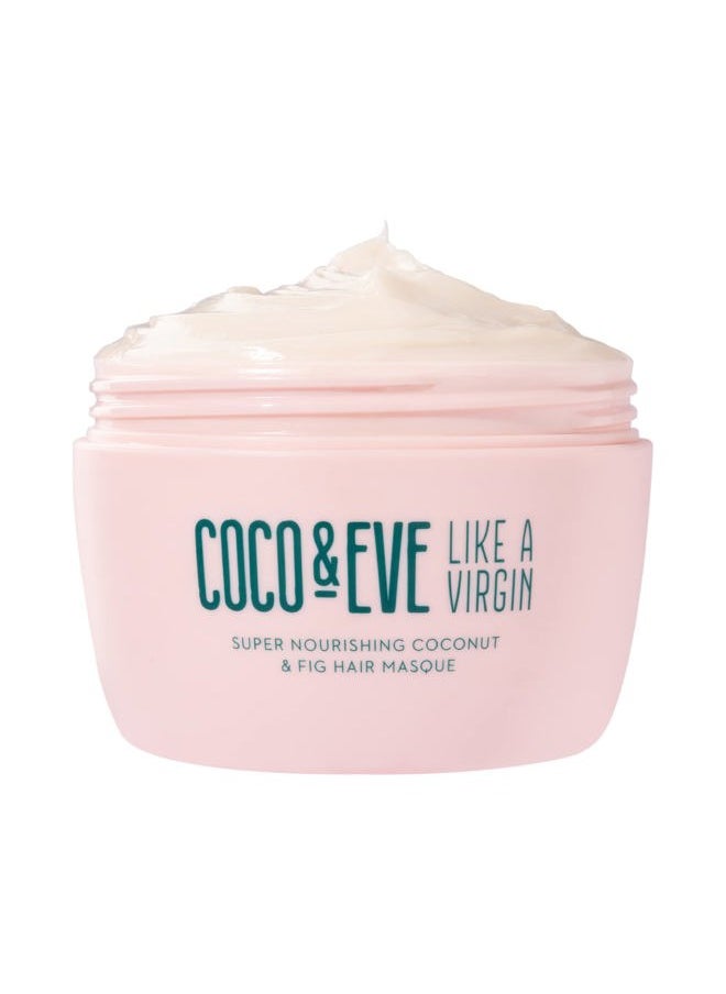 COCO & EVE Like a Virgin Hair Masque - Coconut & Fig Hair Mask for Dry Damaged hair with Shea Butter & Argan Oil for Hair Repair & Hydration | Deep Conditioning Mask Hair Treatment (212 ml)  - Image 1