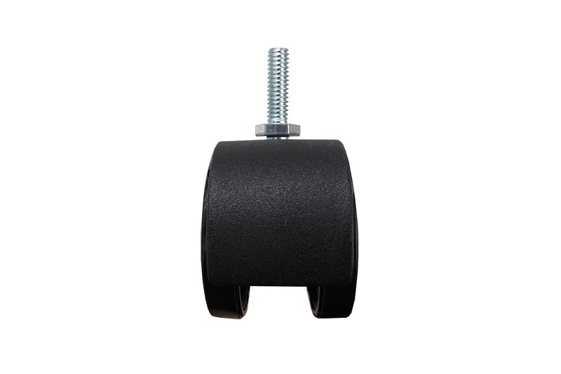 Shepherd Hardware 9733 2-Inch Office Chair Caster, Twin Wheel, 5/16-Inch Threaded Stem Diameter, 75-Lb Load Capacity,Black - Image 4